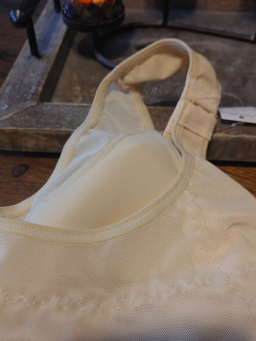 NWT 2X Embraced Front Closure Beige Unpadded Wirefree Posture Bra - Picture 8 of 11